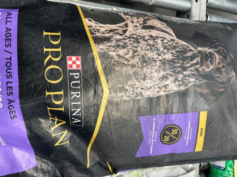 Photo 3 of *BB DEC. 2025//SMALL OPENINGS** Purina Pro Plan Sport Performance 30/20 Chicken and Rice Formula High Protein Dog Food - 48 lb. Bag