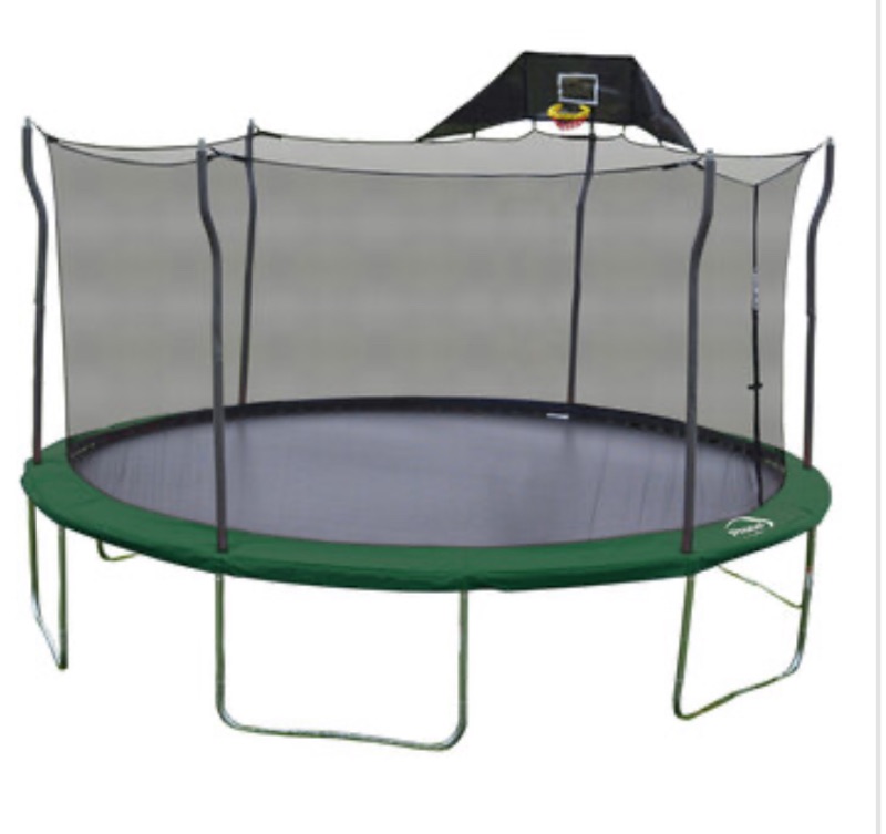 Photo 1 of (READ clerk comments before bid) Propel 15' Trampoline with Basketball Hoop