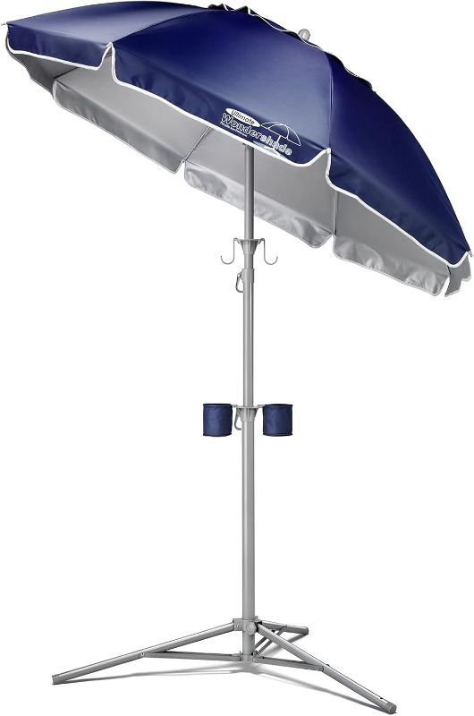 Photo 1 of 
Wondershade Ultimate Portable Sun Shade Umbrella, Lightweight Adjustable Instant Sun Protection - Navy