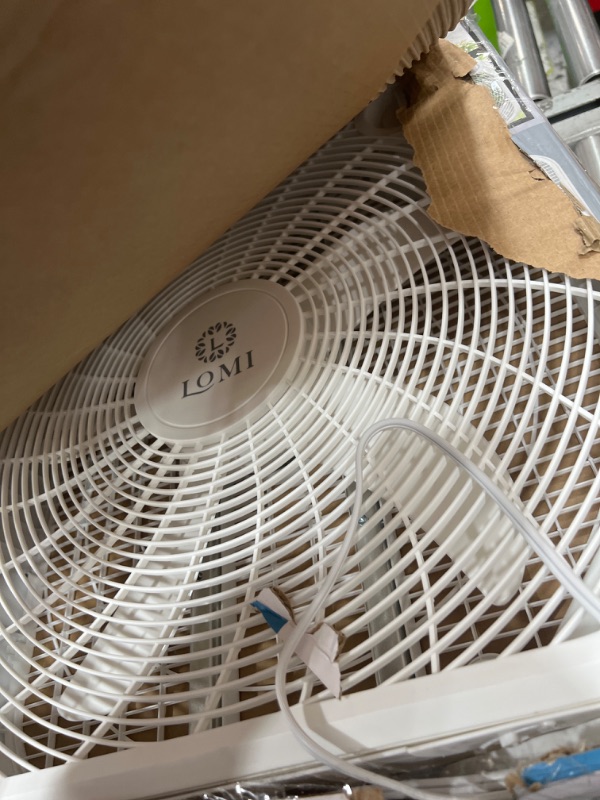 Photo 2 of *POWERS ON// PIECE OF FAN BROKEN** LOMI 20" Portable Box Fan
