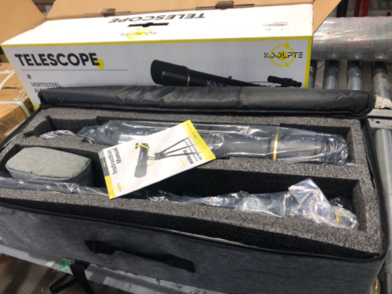 Photo 1 of *NEW* Telescope 90mm Aperture 900mm - High Precision Adjustment Vertisteel AZ Mount Base, Magnification 45-450x, Wireless Remote, Phone Adapter - Ideal for Astronomy Enthusiasts and Beginners (Black)
