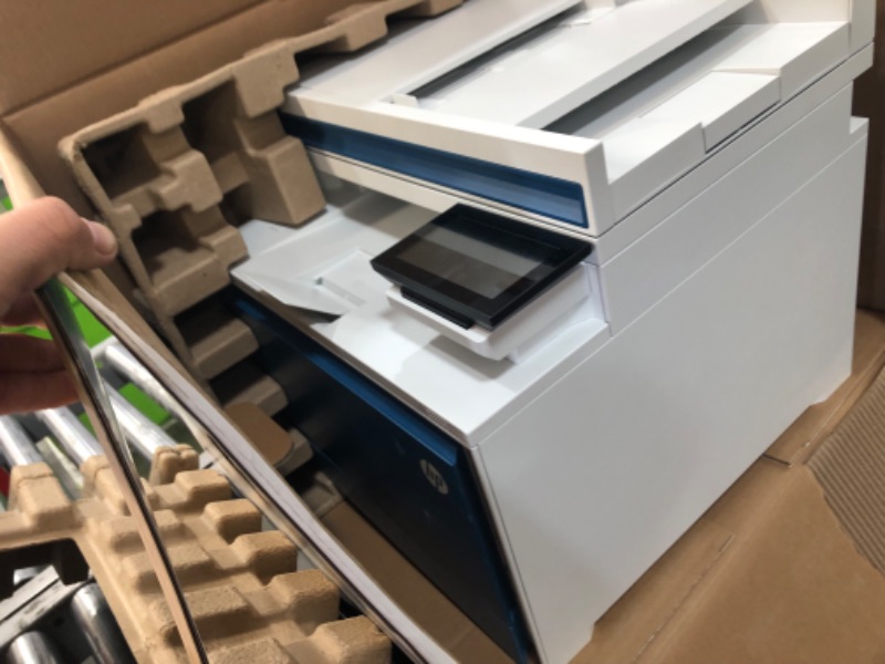 Photo 4 of * MISSING CORD* HP Color LaserJet Pro MFP 4301fdw Wireless All-in-One Color Laser Printer, Scanner, Copier, Fax, Best-for-Office New version