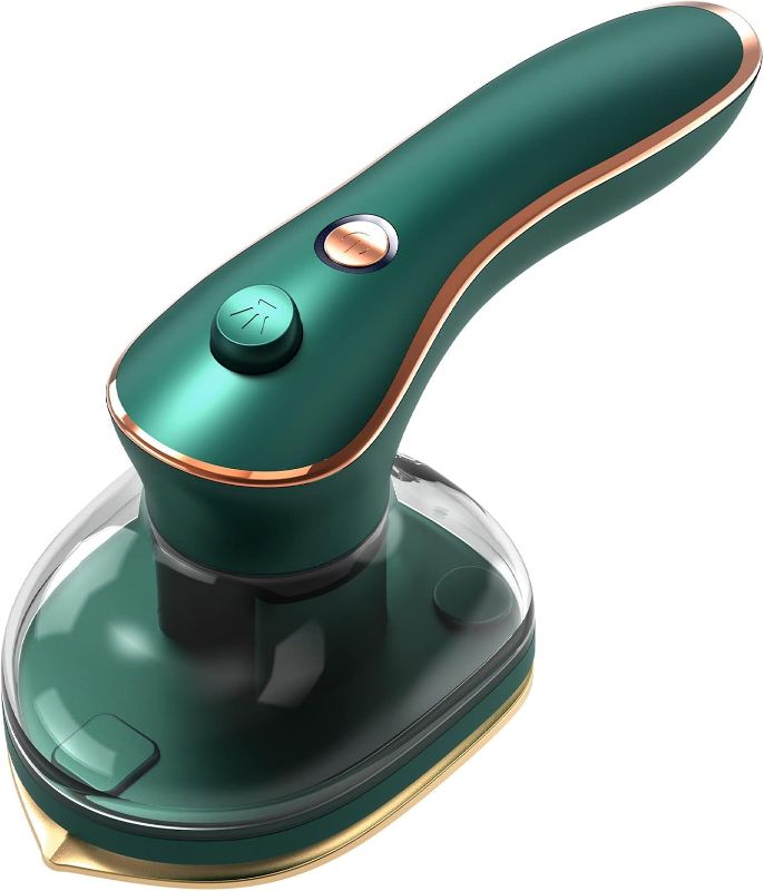 Photo 1 of **USED**READNOTES**
Mini Iron for Clothes, Portable Travel Iron Support Dry Wet Ironing, Steam Iron Handheld Ironing Machine (Dark BLUE) 
