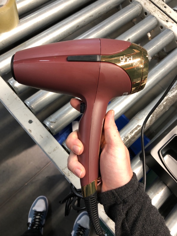 Photo 2 of **(PARTS)** ghd Helios Hair Dryer | 1875w Blow Dryer, Advanced Professional Blow Dryer, Longer Life + Brushless Motor Lightweight Hair Dryer for Salon-Worthy Blow Dry