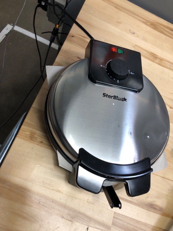 Photo 2 of 10inch Roti Maker by StarBlue with FREE Roti Warmer and Removable Handle - The automatic Stainless Steel Non-Stick Electric machine to make Indian style Chapati, Tortilla, Roti AC 110V 50/60Hz 1200W