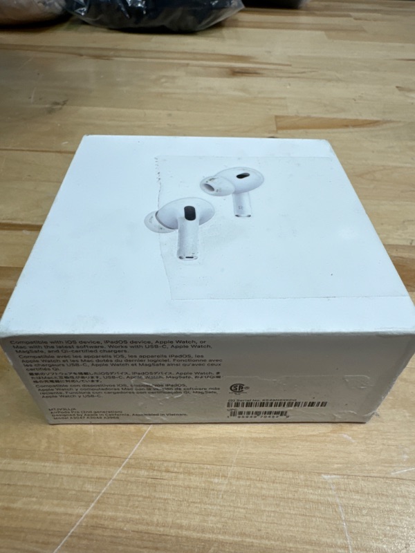 Photo 3 of Apple AirPods Pro (2nd Generation) Wireless Ear Buds with USB-C Charging