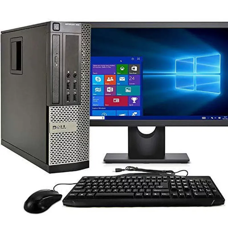 Photo 1 of *unknown if computer screen is damaged *Restored Dell Optiplex 990 SFF PC, Intel Core i5 Processor, 16GB RAM, 2TB HDD, DVDRW, WiFi, Bluetooth 4.0, Windows 10 Pro, 20in LCD Monitor (Refurbished)
