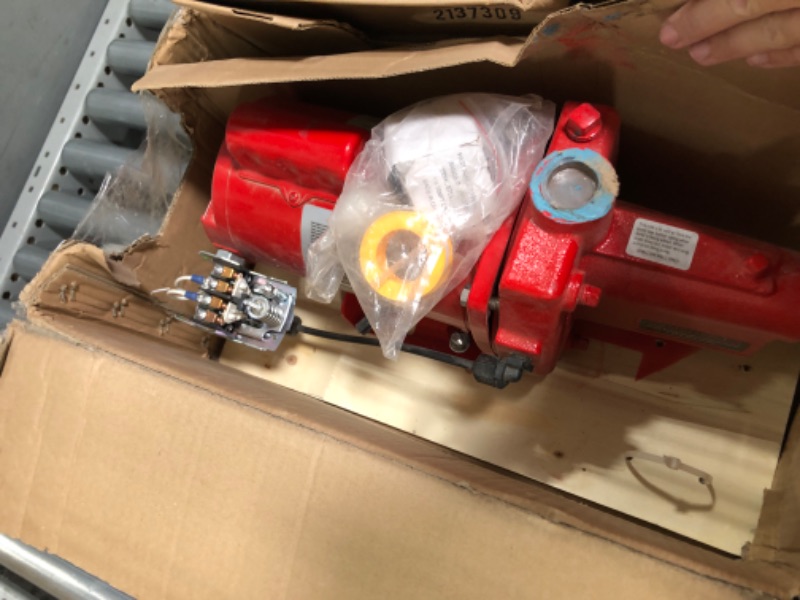 Photo 2 of (READ FULL POST) Red Lion RJS-75-PREM 3/4 HP, 16 GPM, 115/230 Volt, Premium Cast Iron Shallow Well Jet Pump, Red, 602207