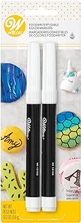 Photo 1 of Wilton Black Food Marker, 2-Count Pack of Edible Markers, Ideal for Cookies and Cakes