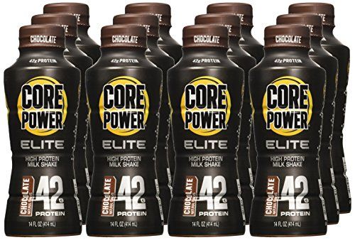 Photo 1 of Core Power Elite High Protein Shake with 42g Protein by Fairlife Milk Chocolate 14 Fl Oz 12 Count EXP 12/26/2024