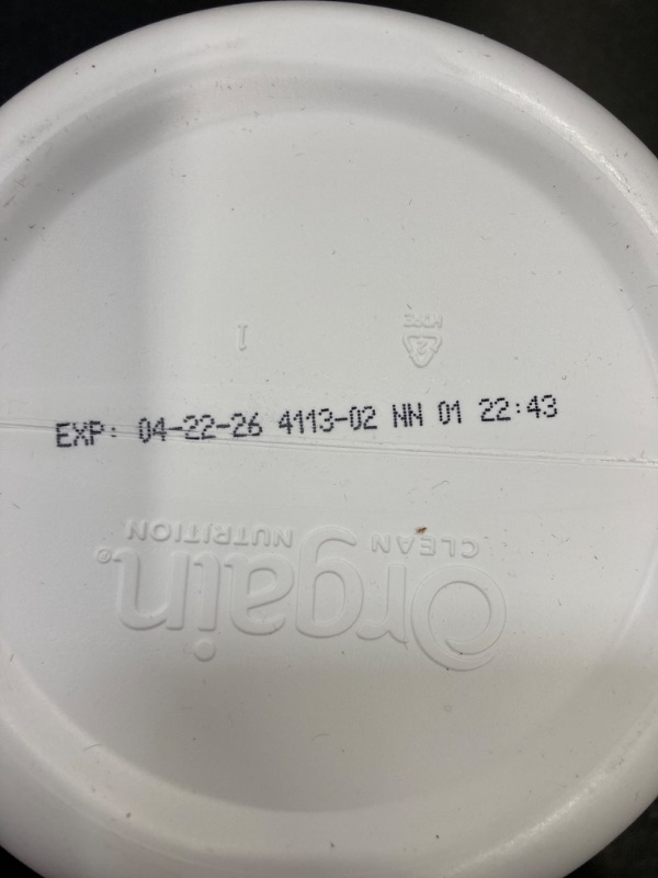 Photo 2 of  EXP 04/22/2026 Orgain Organic Vegan Protein Powder, Pumpkin Spice Seasonal Flavor - 21g of Plant Protein, 5g Prebiotic Fiber, No Lactose Ingredients, No Added Sugar, Non-GMO, For Shakes & Smoothies, 1.02 lb