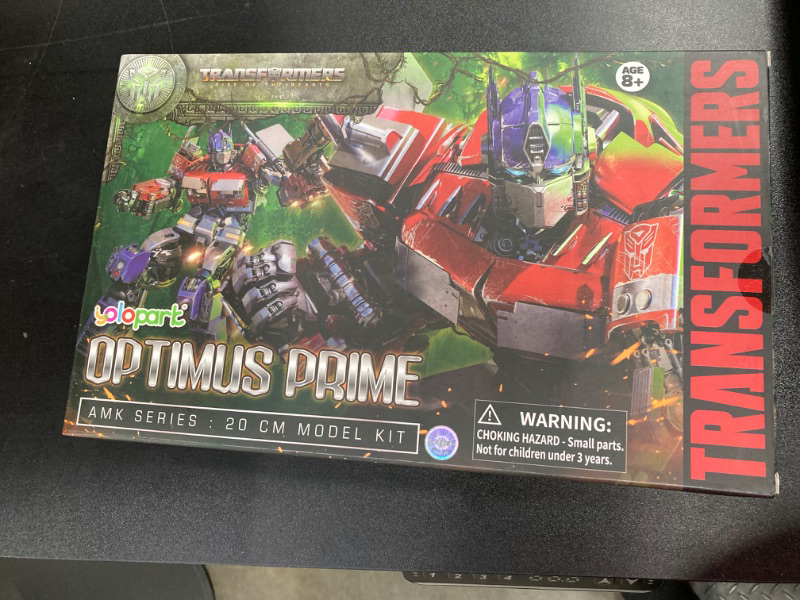 Photo 1 of YOLOPARK Transformers Toys Optimus Prime, 7.87 Inch Transformers Rise of The Beast Movie Action Figure,Highly Articulated Optimus Prime Transformer Toy for Kids Ages 8 and Up,No Converting