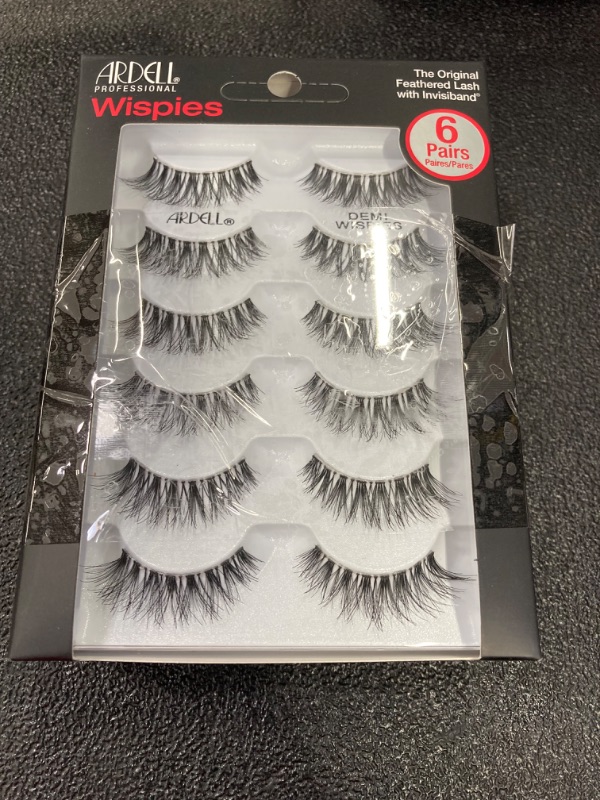 Photo 2 of **BUNDLE OF 2**Ardell False Eyelashes Demi Wispies Black, 1 pack (6 pairs per pack)