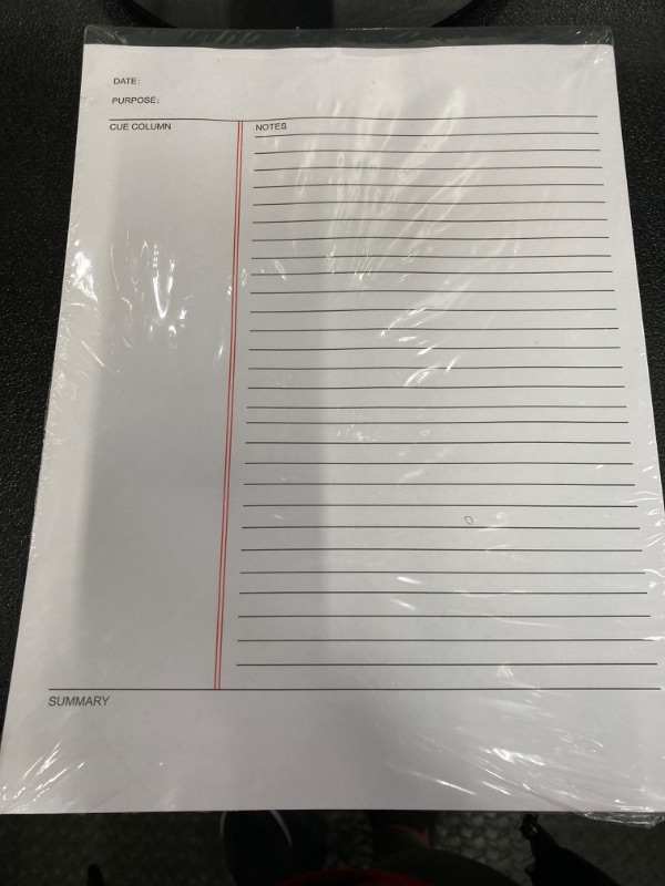 Photo 2 of BESARME 300 Sheets Note Pads 8.5 x 11, 6 Pack Wide Ruled Writing Pad with Sturdy Back 50 Sheet Per Notepad for Office School Home