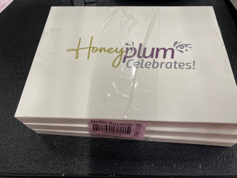 Photo 1 of **BUNDLE OF 3**Honeyplum Floral Thank You Cards With Envelopes - Gold Foil Stamp Text - 24 Appreciation Cards for Women, 4 x 6