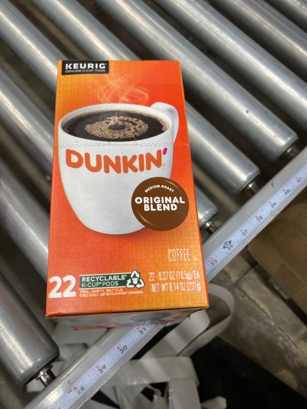 Photo 1 of Dunkin' Original Blend Medium Roast Coffee, 22 Keurig K-Cup Pods