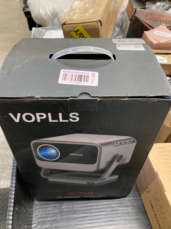 Photo 1 of [Netflix Officially and AI Auto Focus] VOPLLS 4K Projector with WiFi and Bluetooth