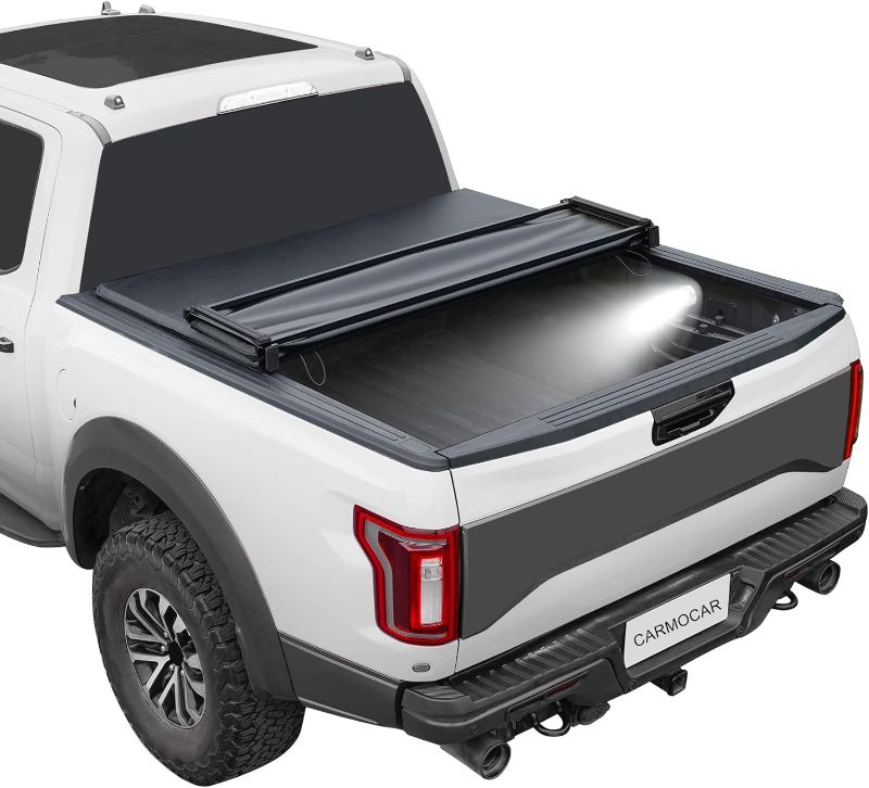 Photo 1 of  Black Soft Quad-Fold Tonneau Cover Replacement