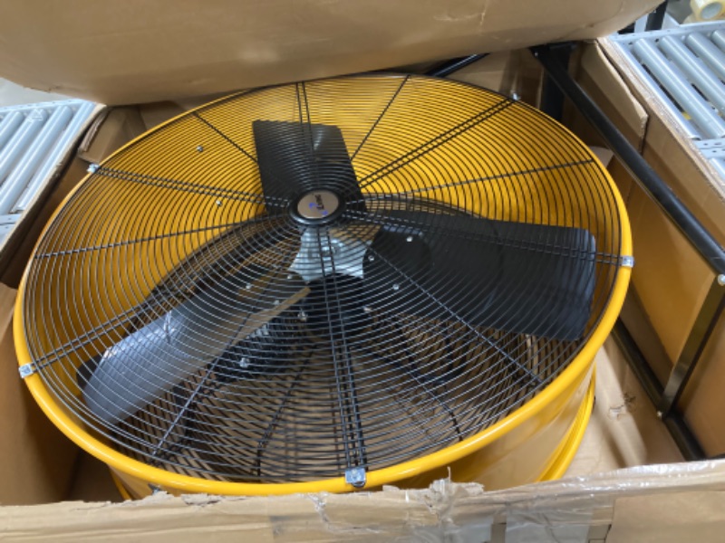 Photo 2 of iLiving 36 Inches 16000 CFM Heavy Duty High Velocity Barrel Floor Drum Fan with DC Brushless Motor, Stepless Speed Adjustment for Workshop, Garage, Commercial or Industrial, UL Safety Listed