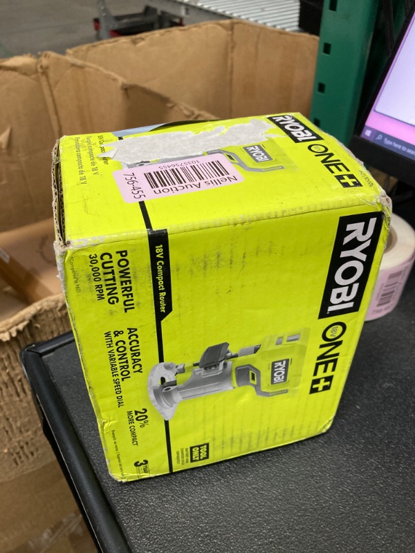 Photo 1 of ONE+ 18V Cordless Compact Fixed Base Router (Tool Only)