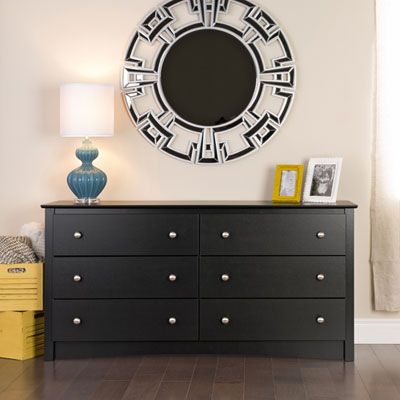 Photo 1 of **see notes** 
Prepac Sonoma Black 6 Drawer Double Dresser