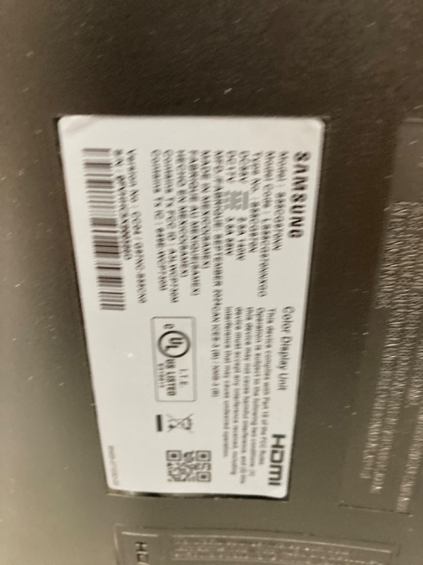 Photo 1 of **BROKEN** SAMSUNG 55" Odyssey Ark 2nd Gen 4K UHD 1000R Curved Gaming Monitor, 165Hz, 1ms, 4 Input Multi View, Quantum Mini-LED, AMD FreeSync Premium Pro, HDR 10+, Height Adjustable Screen, LS55CG970NNXGO, 2023