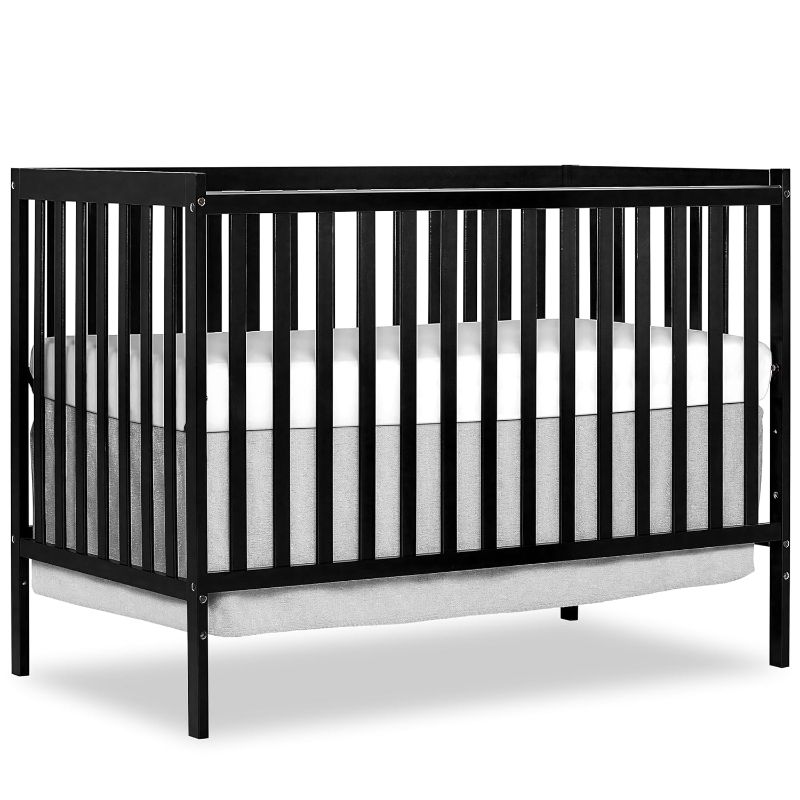 Photo 1 of **IT'S BROKEN**Dream On Me Synergy 5-In-1 Convertible Crib In Black, Greenguard Gold Certified