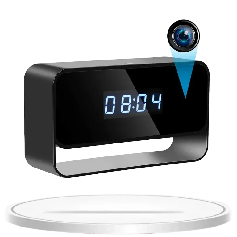 Photo 1 of Alarm Clock Mini Camera 1080P HD WiFi IR Night Vision Motion Detection