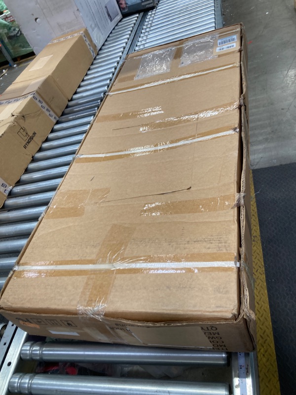 Photo 1 of Under Desk Treadmill, Walking Pad with Remote Control, 2.5 HP Portable Walking Jogging Running Machine for Home Office, LED Display, Sliver Silver