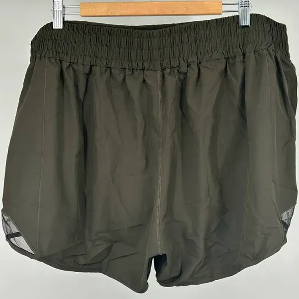 Photo 1 of ***CHECK NOTES****Aurefin Athletic Shorts for Women,Women's Quick Dry Workout Sports Active Running Track Shorts with Elastic and Zip Pockets 2.5 inch Heathered Black L