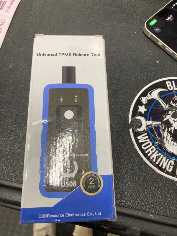 Photo 1 of OBDResource TPMS Relearn Tool, TPMS Reset Tool Tire Pressure Monitor System Activation Tool U508, Sensor Reset Tool for Ford Jeep Dodge Subaru Series Vehicle Universal 6.3x2.5x1.5 inch Black