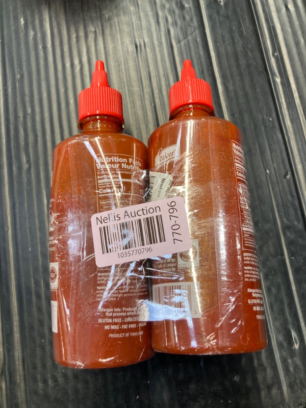 Photo 2 of 2- Lieber's Sriracha Hot Chili Sauce, Authentic And Delicious, Non-GMO, No MSG, Gluten-free, Cholesterol-free, and Vegan, NET WT. 1 lb (454g)