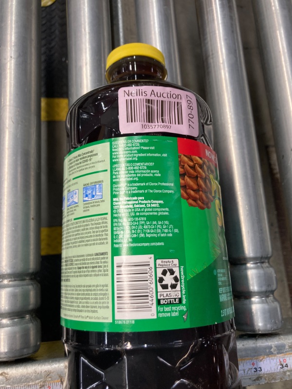 Photo 1 of Pine-Sol Multi-Surface Cleaner, CloroxPro, 2x Concentrated Formula, All-Purpose Cleaner, Original Pine, 80 Fl Oz