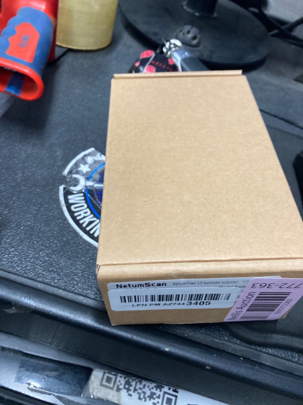 Photo 1 of NetumScan Mini 1D Bluetooth Barcode Scanner, 3-in-1 Automatic CCD Wireless Barcode Reader for Inventory, Small Bar Code Scanner for POS, Computer, Tablet, iPhone, iPad, iOS, Android