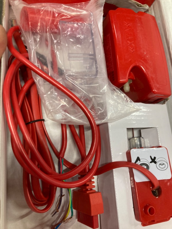 Photo 2 of 83919 Maxi Orange Univ Condensate Pump, 230V Split Condensate Pump, AC 50/60Hz, Special Corner Design, Super Mini,Self Priming Device, Used for Indoor Air Conditioning, HVAC, Dehumidifier, etc.