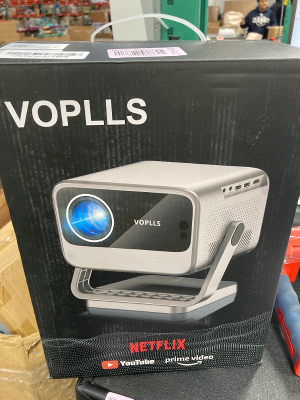 Photo 2 of [Netflix Officially and AI Auto Focus] VOPLLS 4K Projector with WiFi and Bluetooth