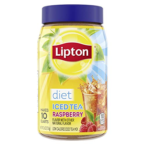 Photo 1 of Lipton Iced Tea Mix, Diet Raspberry, 10 Quart (Pack of 6)