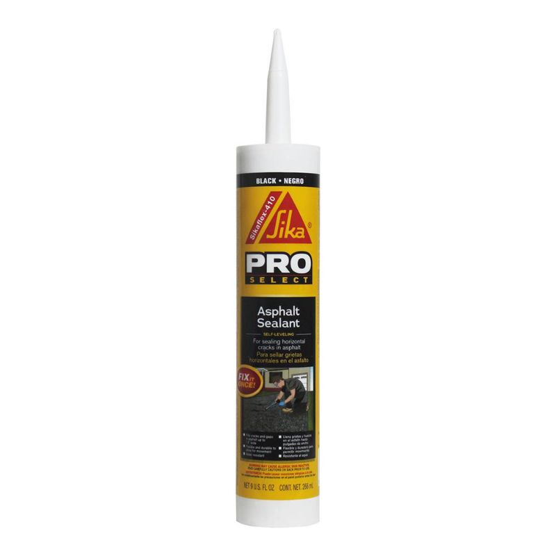 Photo 1 of 9 Fl. Oz. Sikaflex Self-Leveling Asphalt Sealant in Black
