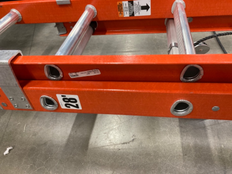 Photo 1 of LITE 28-foot Fiberglass Extension Ladder, 300-Pound Load Capacity, Type IA, LP-3021-28