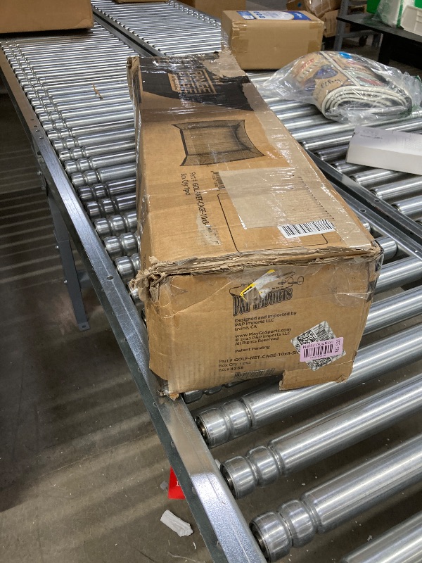 Photo 1 of GoSports Range Cage 10 ft x 8 ft Golf Practice Hitting Net with Impact Screen - Driving Range or Simulator Screen