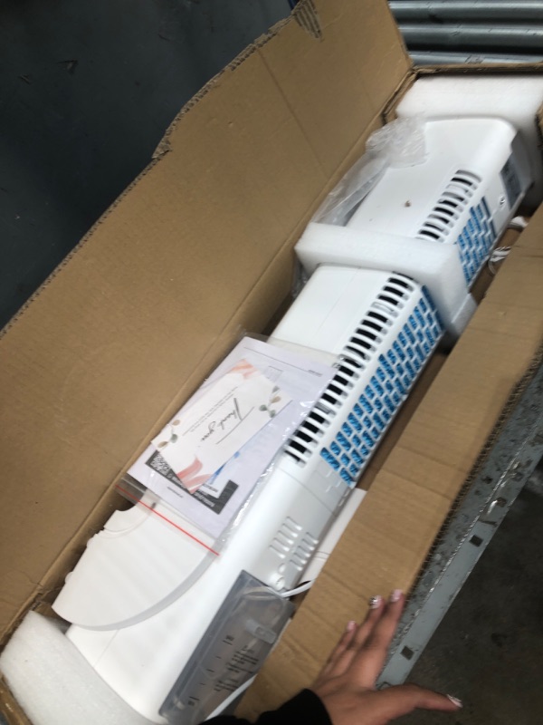 Photo 3 of ***USED - LIKELY MISSING PARTS - UNABLE TO VERIFY FUNCTIONALITY***
AEROZY Evaporative Air Cooler, 36-inch Oscillating Tower Fans that Blow Cold Air, Portable Air Conditioner with Remote, AC Unit, Humidifier, Swamp Cooler for Indoor, Chalky