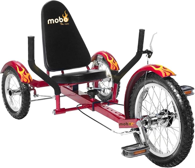 Photo 1 of 
Mobo Triton Pedal Go Kart Trike. Kids 3-Wheel Bike. Youth Cruiser Tricycle
Color:Red