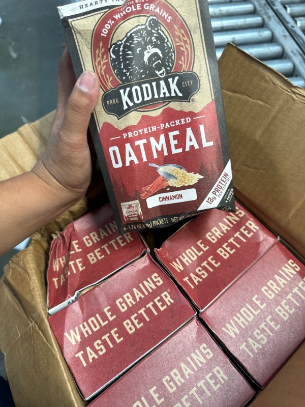 Photo 2 of *BB MAY 07, 2025**Kodiak Cakes Cinnamon Oatmeal Packets 10.58 Ounces 6 per Case
