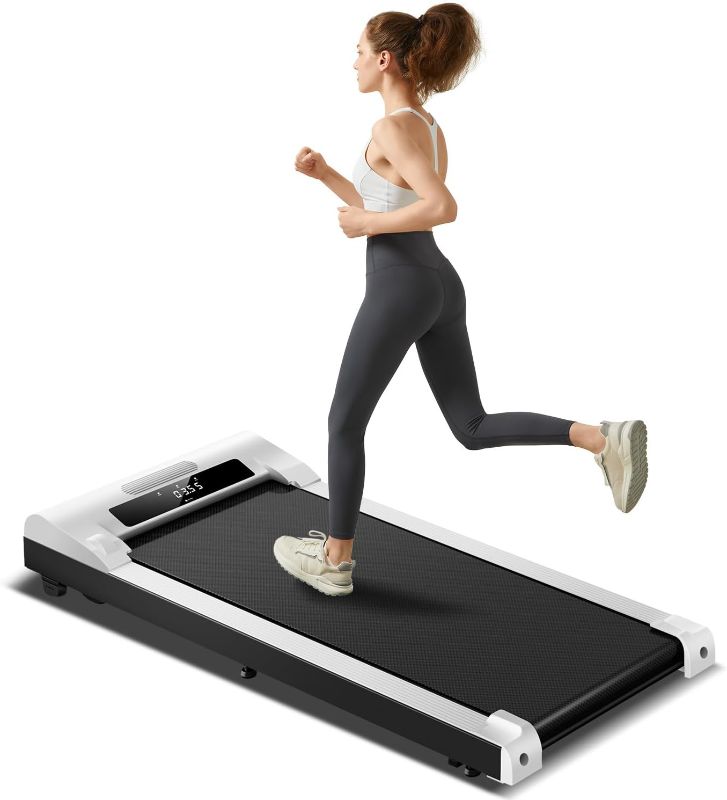 Photo 1 of *POWERS ON**UMAY Fitness P1 Walking Pad, Under Desk Treadmill for Home and Office, Ultra Quiet 2.5 HP Brushless, Portable Walking Treadmill
