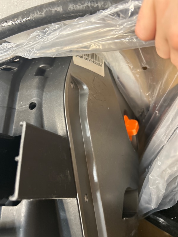 Photo 1 of *** MINOR COSMETIC DAMAGE ***. Giraffe Tools Grandfalls Pressure Washer Plus+, Max 2400 PSI, 2.0GPM, Electric Wall Mounted Pressure Washer with 100FT Retractable Reel, Power Washer Cleaning, Foam Cannon, 4-Nozzles, Dark Silver