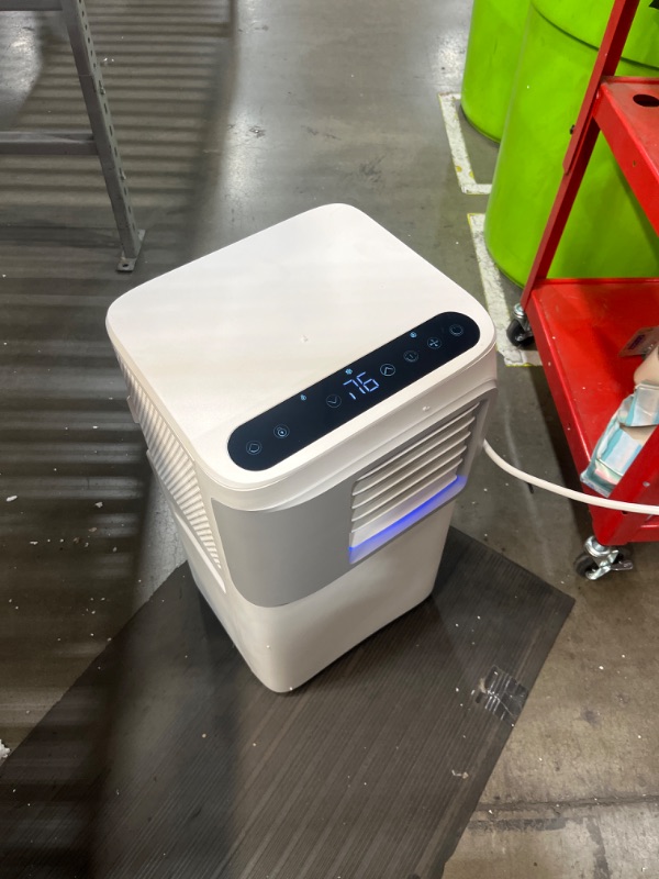 Photo 1 of 12,000 BTU Portable Air Conditioner Cools Up to 500 Sq.Ft, 3-IN-1 Energy Efficient Portable AC Unit with Remote Control & Installation Kits for Large Room, Campervan, Office, Temporary Space