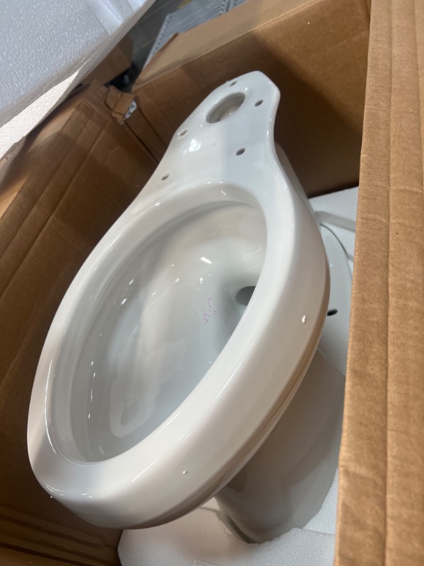 Photo 1 of Base Only Kohler K-3999-0 Highline Comfort Height Two-piece Elongated 1.28 Gpf Toilet 