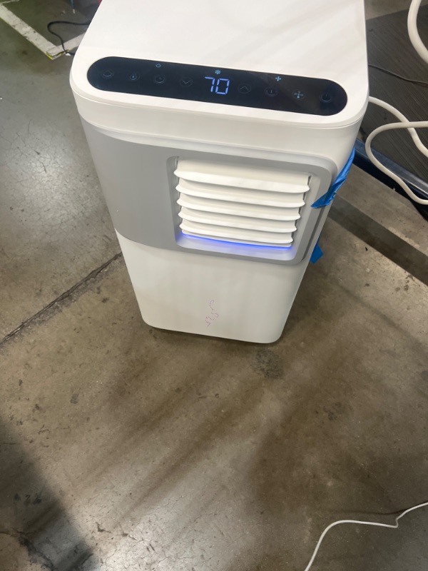 Photo 2 of 12,000 BTU Portable Air Conditioner Cools Up to 500 Sq.Ft, 3-IN-1 Energy Efficient Portable AC Unit with Remote Control & Installation Kits for Large Room, Campervan, Office, Temporary Space