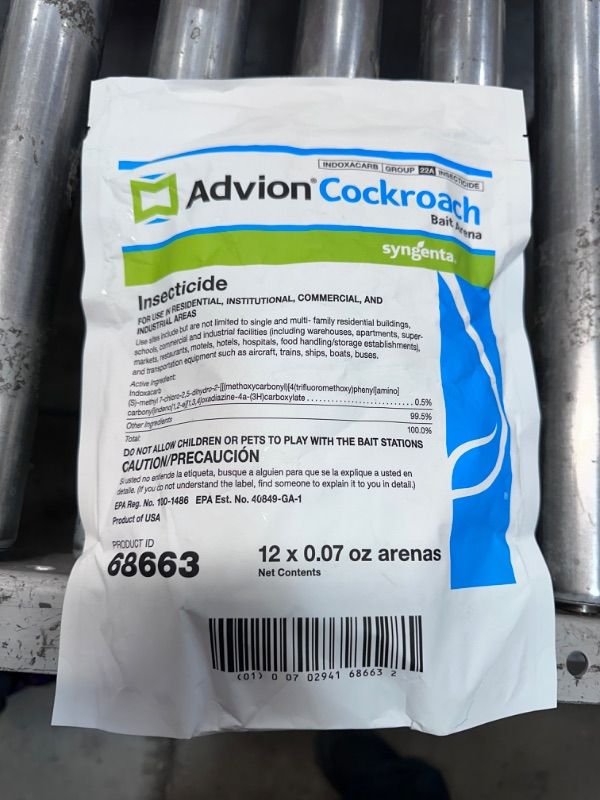 Photo 2 of (Case of 10) Syngenta Advion - Advion Cockroach Bait Station, 12 count