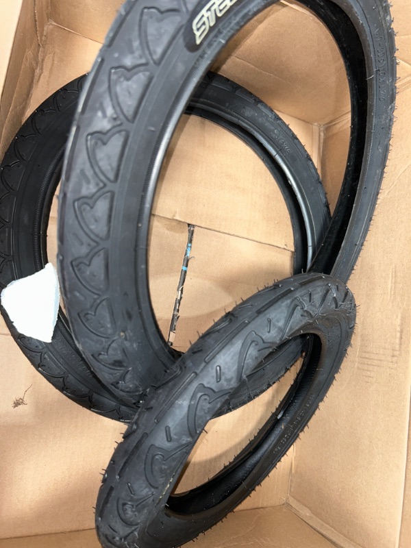 Photo 2 of [3-Pack] Two 16'' x 1.5/1.75 Rear and One 12.5'' x 1.75/2.15 Front Premium Explosion Proof Inner Tire Tube for All BOB Revolution Strollers and Stroller Strides - The Perfect BOB Stroller Tire Tube Set